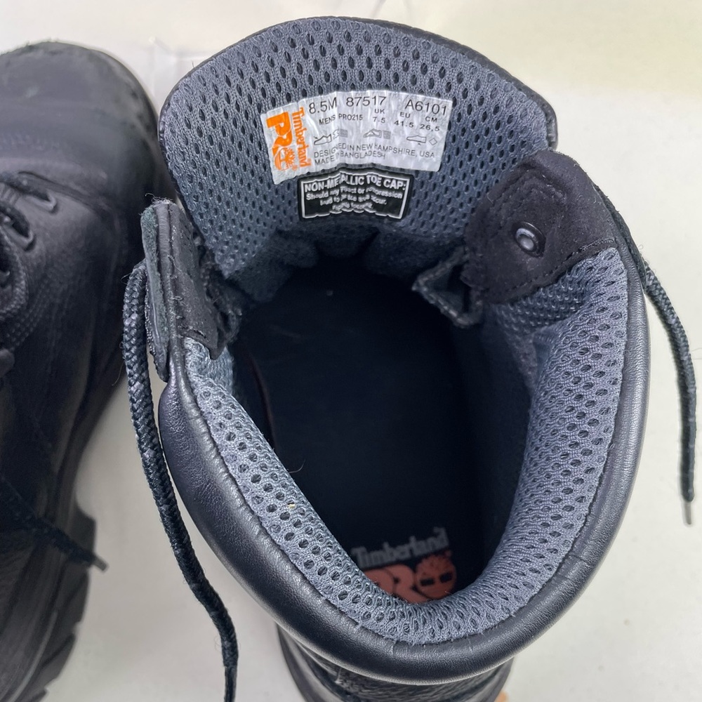 Timberland Pro Men’s 6 in. Helix Composite Toe Waterproof Work Boot, Black - Picture 7 of 8